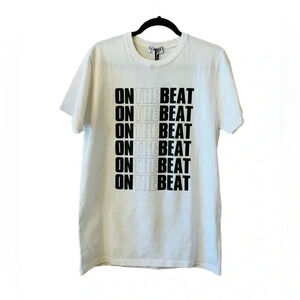 Dim Mak Collection Small On The Beat Men's Short Sleeve T-Shirt White